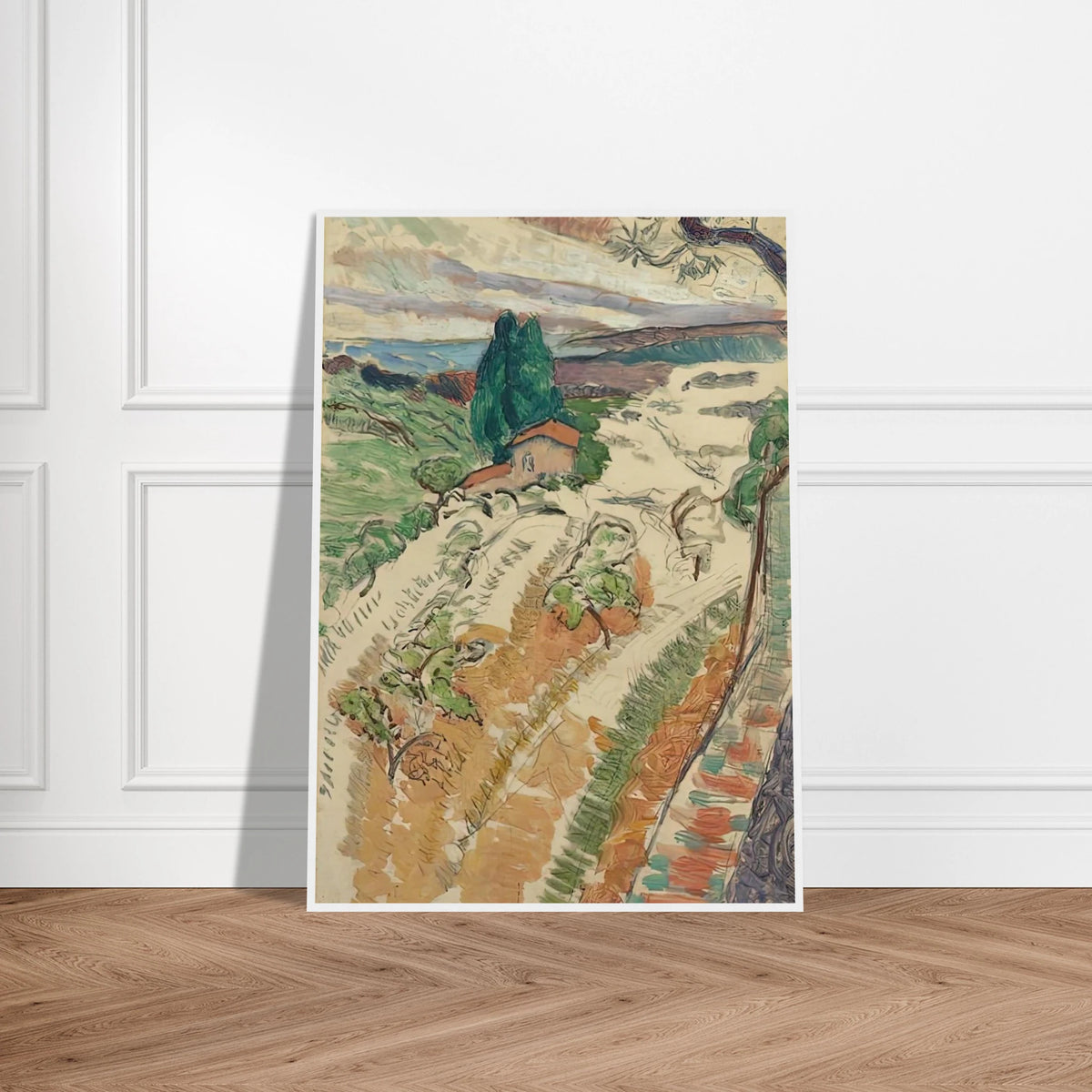 PAYSAGE ST TROPEZ 1904 Framed Poster | Henri Matisse Framed Prints Wall Art | Henri Matisse Print
