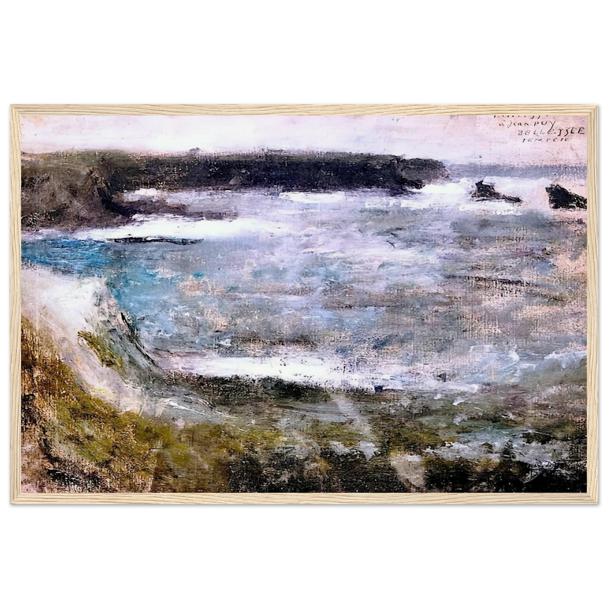 BELLE ISLE TEMPETE 1896 Framed Poster | Henri Matisse Framed Prints Wall Art | Henri Matisse Print