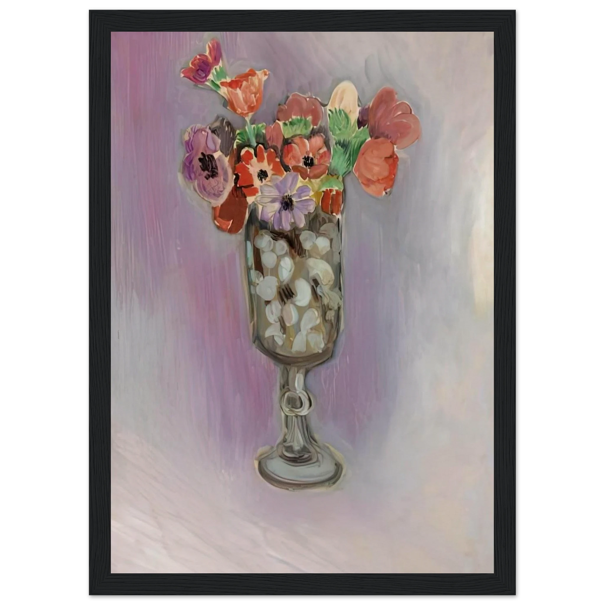 BOUQUET OF ANEMONES 1918 Framed Poster | Henri Matisse Framed Prints Wall Art | Henri Matisse Print