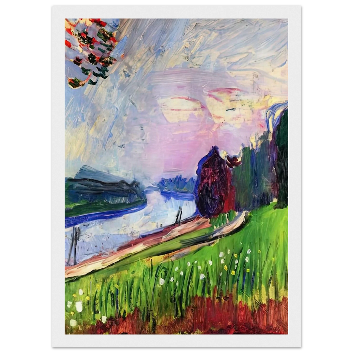 COPSE OF THE BANKS OF THE GARONNE 1900 Framed Poster | Henri Matisse Framed Prints Wall Art | Henri Matisse Print