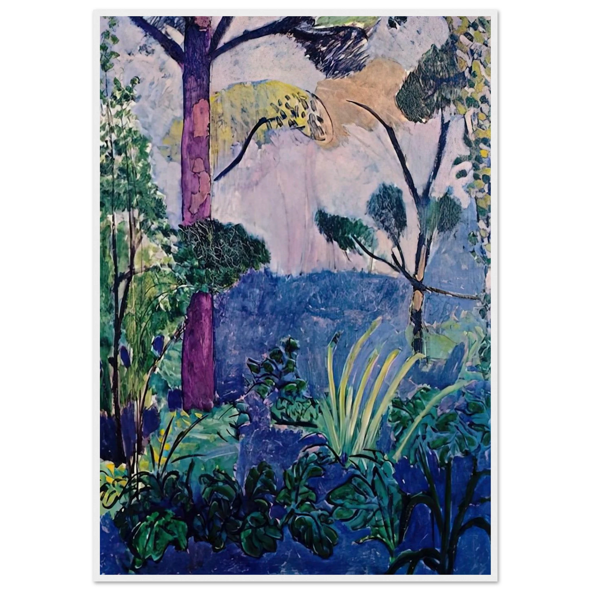 MOROCCAN LANDSCAPE Framed Poster | Henri Matisse Framed Prints Wall Art | Henri Matisse Print