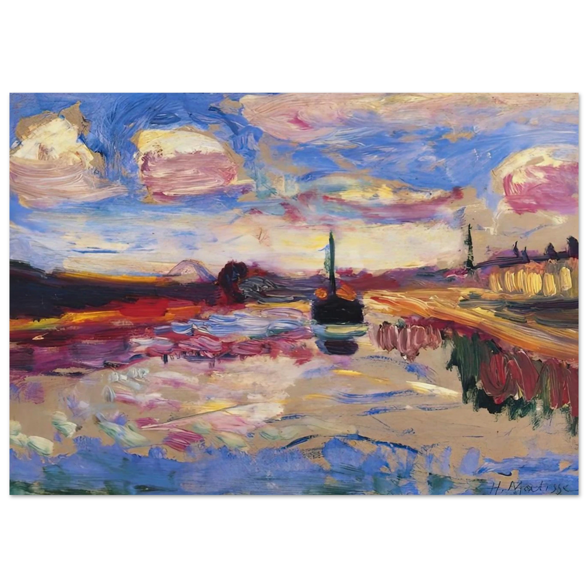 CANAL DU MIDI 1899 Poster | Henri Matisse Poster | Henri Matisse Print
