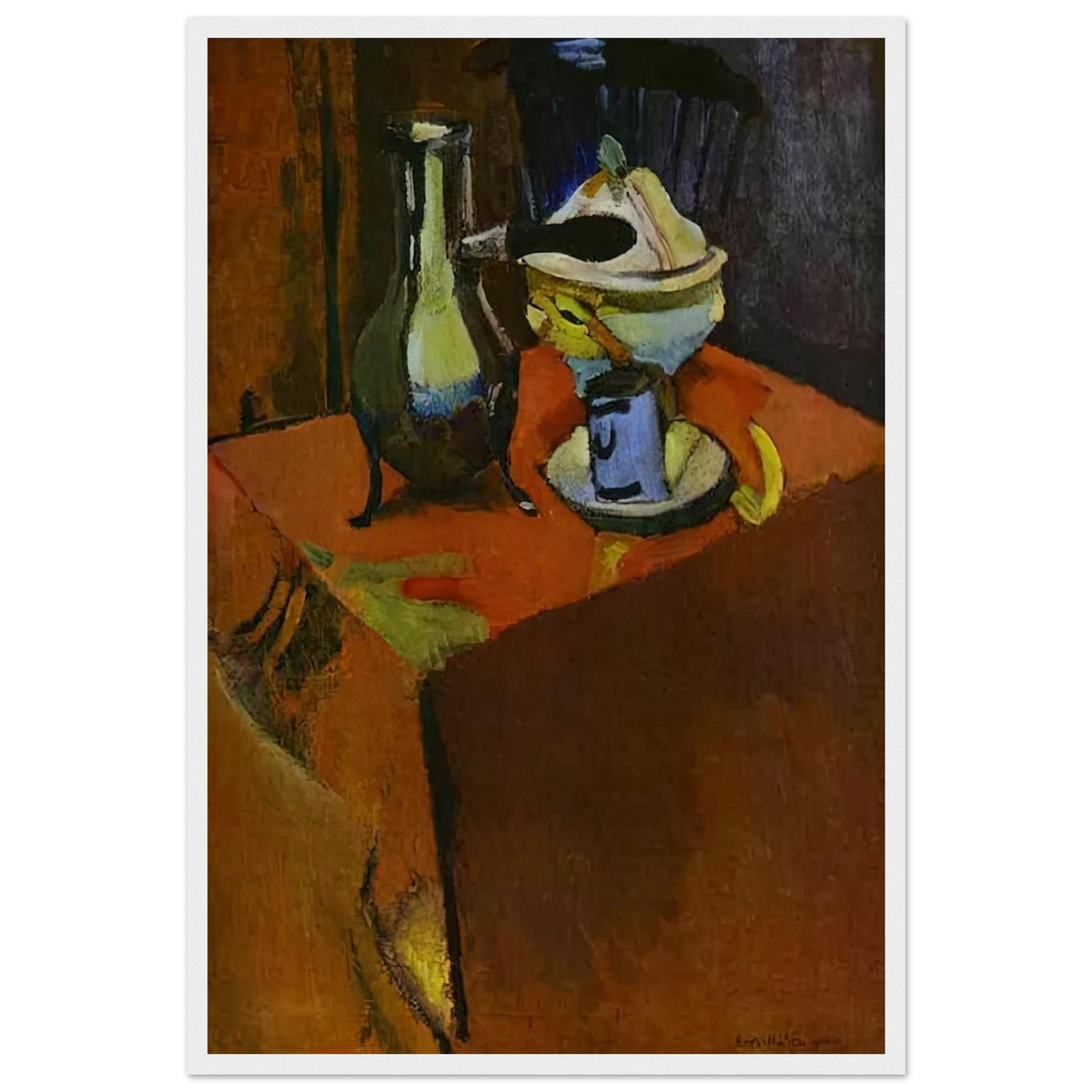 DISHES ON A TABLE 1900 Framed Poster | Henri Matisse Framed Prints Wall Art | Henri Matisse Print