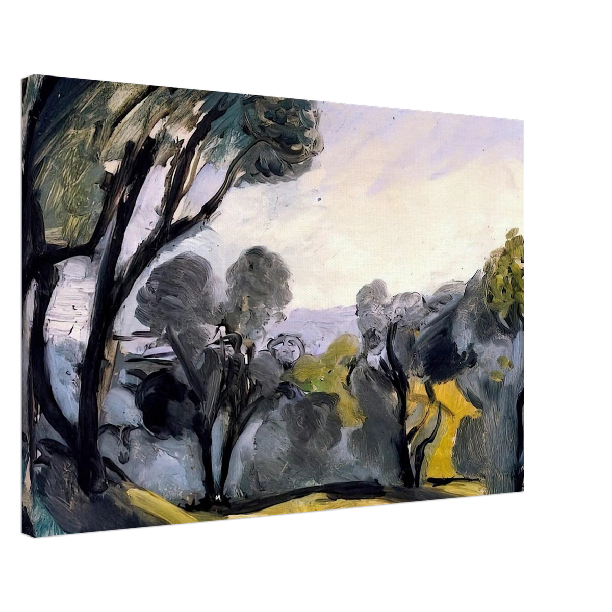 LANDSCAPE WITH OLIVE TREES 1918 Canvas | Henri Matisse Canvas | Henri Matisse Print