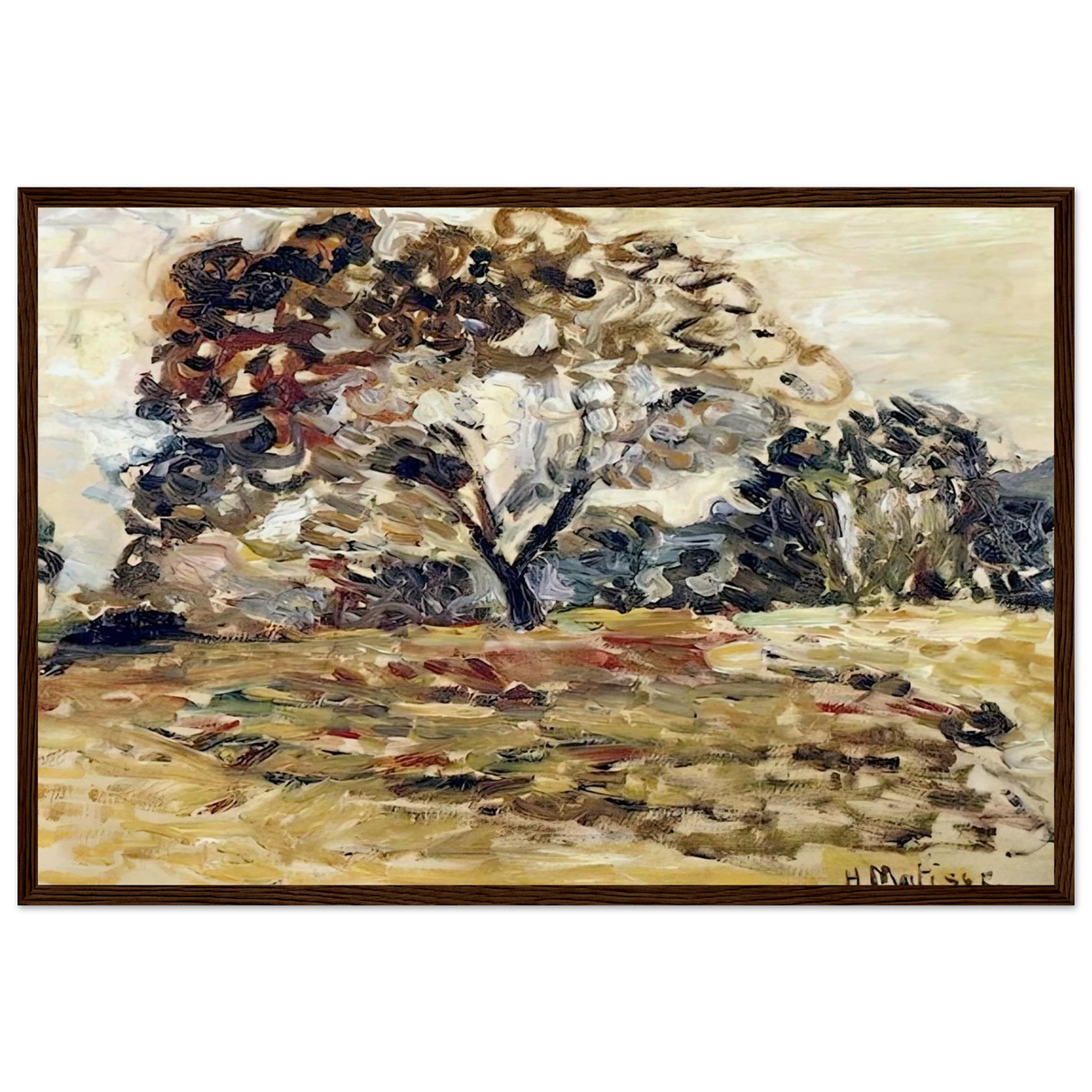 LANDSCAPE OF CORSICA 1898 Framed Poster | Henri Matisse Framed Prints Wall Art | Henri Matisse Print