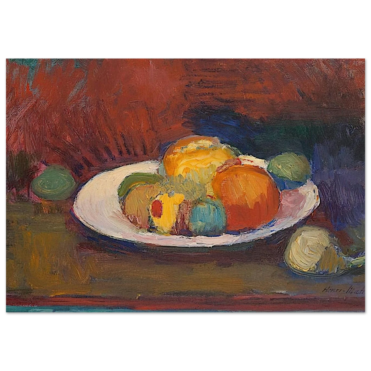 ASSIETTE DE FRUITS FRUIT DISH 1902 Poster | Henri Matisse Poster | Henri Matisse Print