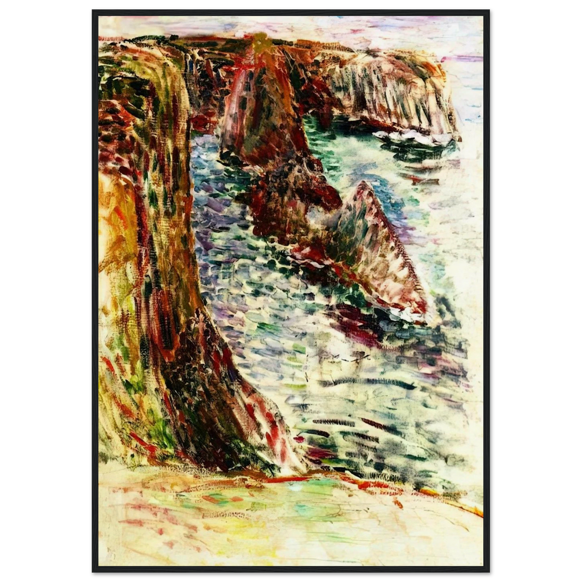 BELLE ILE EN MER 1897 Framed Poster | Henri Matisse Framed Prints Wall Art | Henri Matisse Print