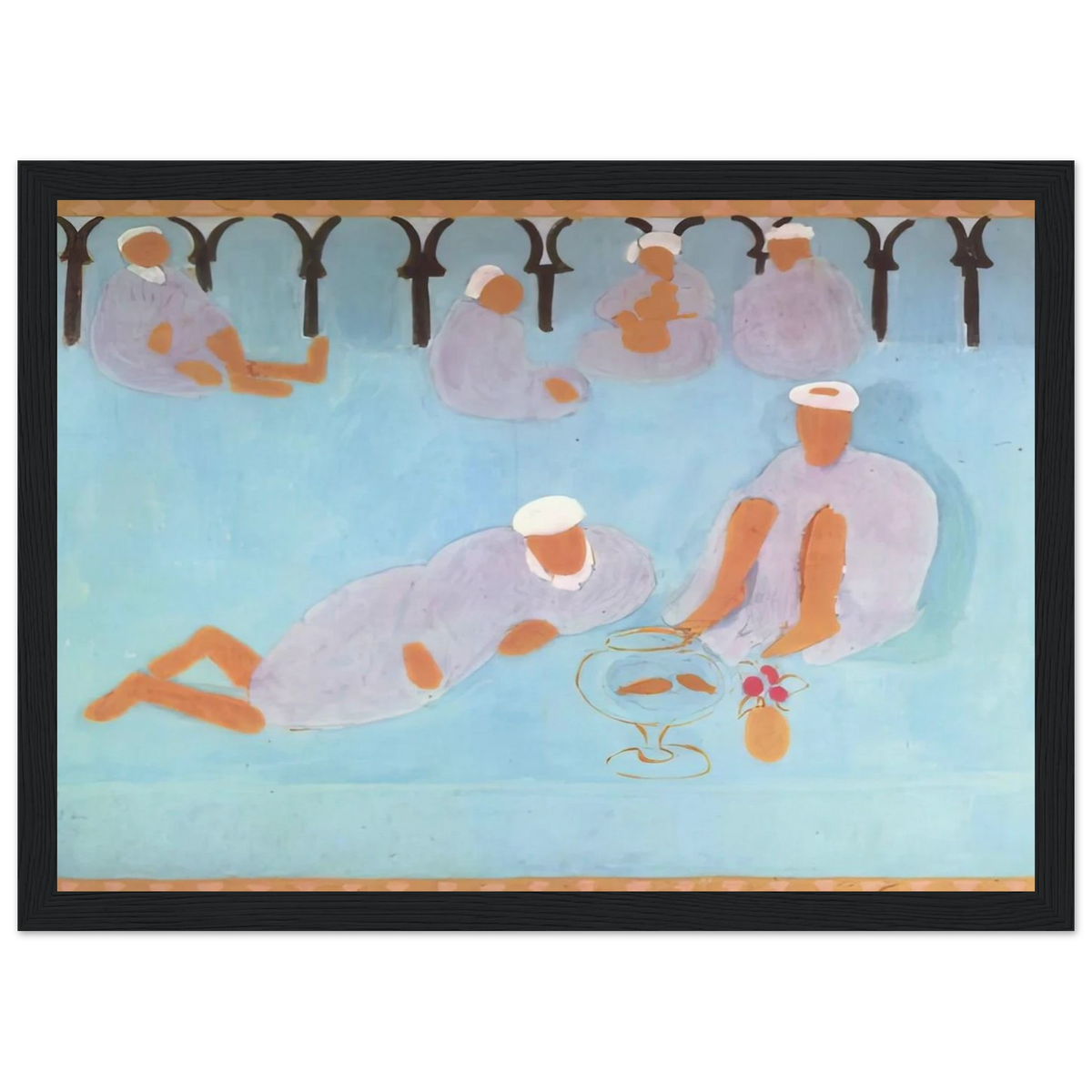 MOROCCAN CAF 1913 Framed Poster | Henri Matisse Framed Prints Wall Art | Henri Matisse Print