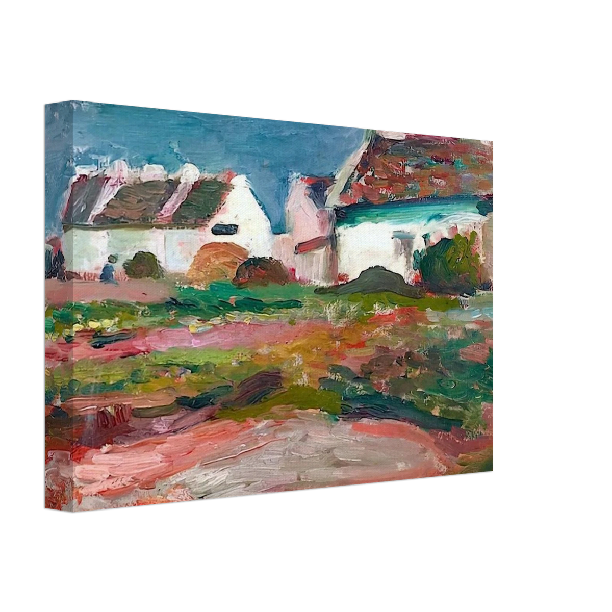 MAISONS A KERVILAHOUEN BELLE ILE 1896 Canvas | Henri Matisse Canvas | Henri Matisse Print