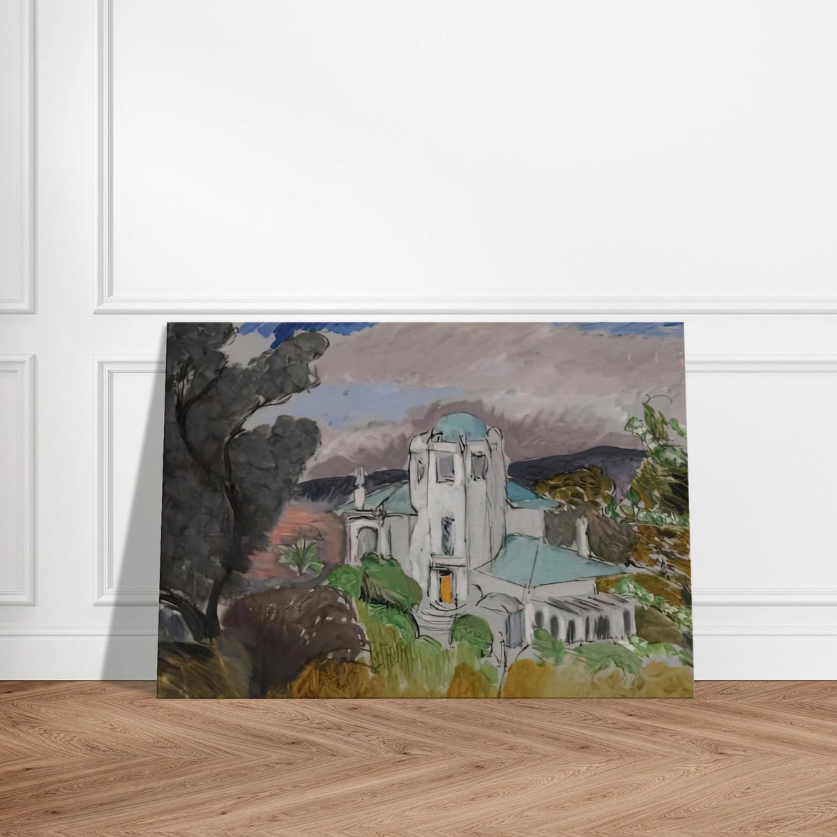 BLUE VILLA 1918 Canvas | Henri Matisse Canvas | Henri Matisse Print