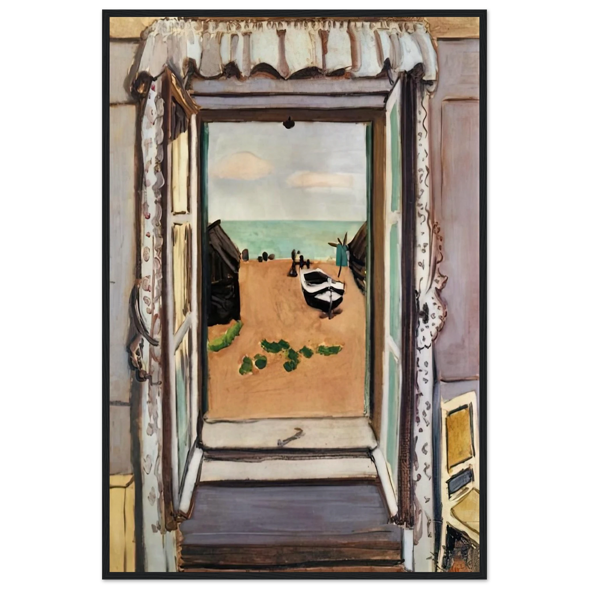 OPEN WINDOW ETRETAT 1920 Framed Poster | Henri Matisse Framed Prints Wall Art | Henri Matisse Print