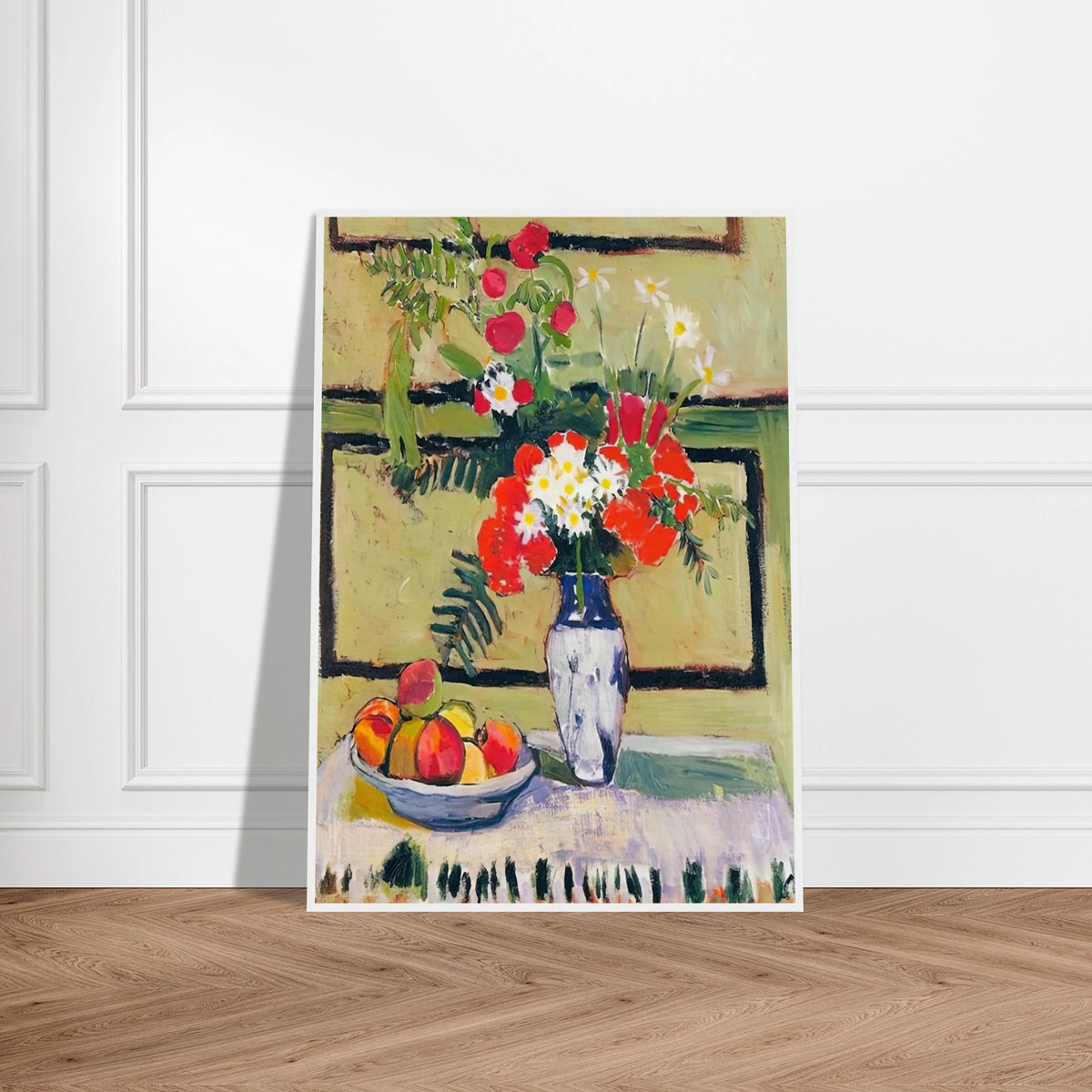 FLOWERS AND FRUIT 1909 Framed Poster | Henri Matisse Framed Prints Wall Art | Henri Matisse Print