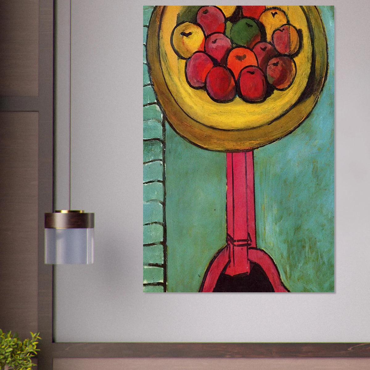 APPLES ON A TABLE GREEN BACKGROUND 1916 Poster | Henri Matisse Poster | Henri Matisse Print