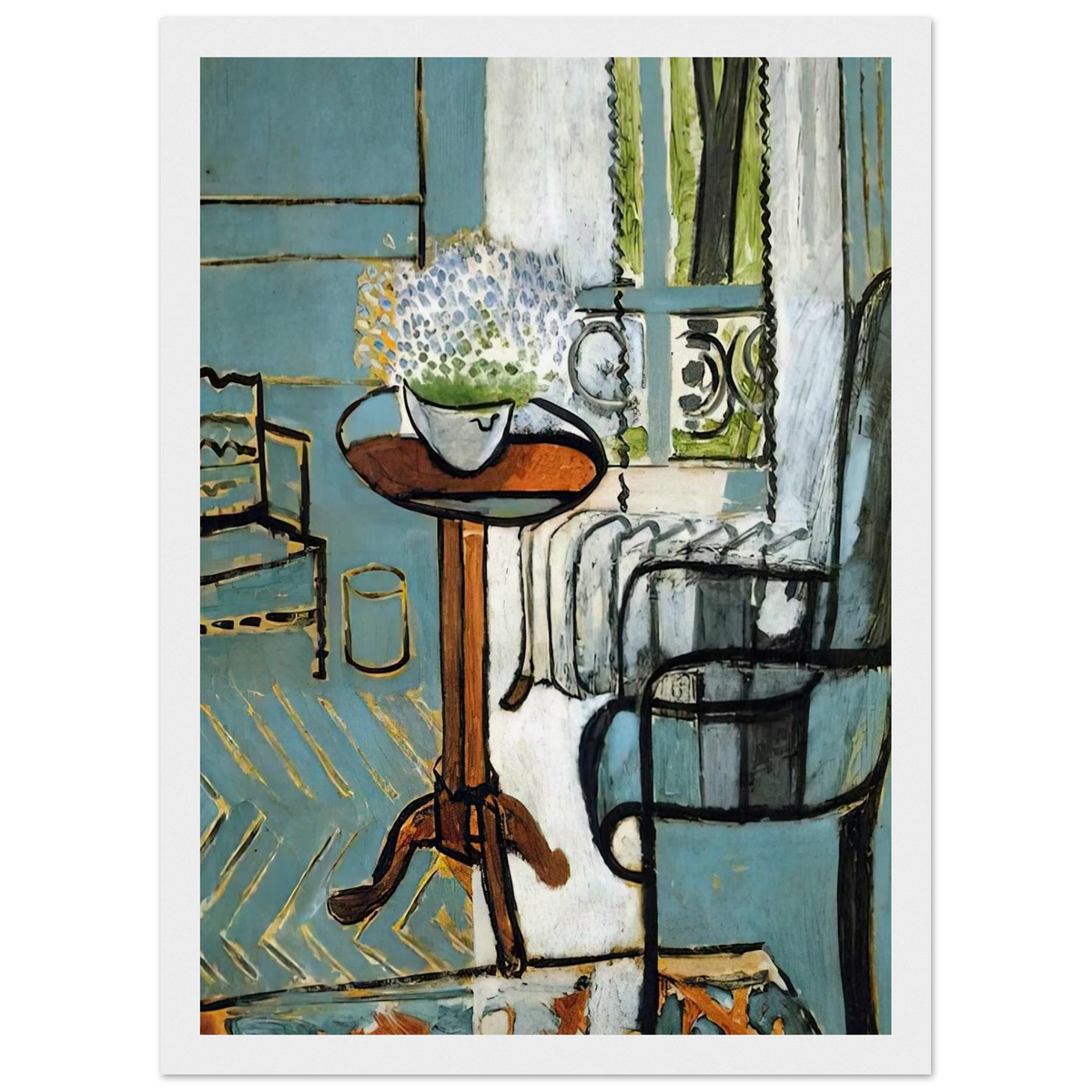 THE WINDOW 1916 Framed Poster | Henri Matisse Framed Prints Wall Art | Henri Matisse Print