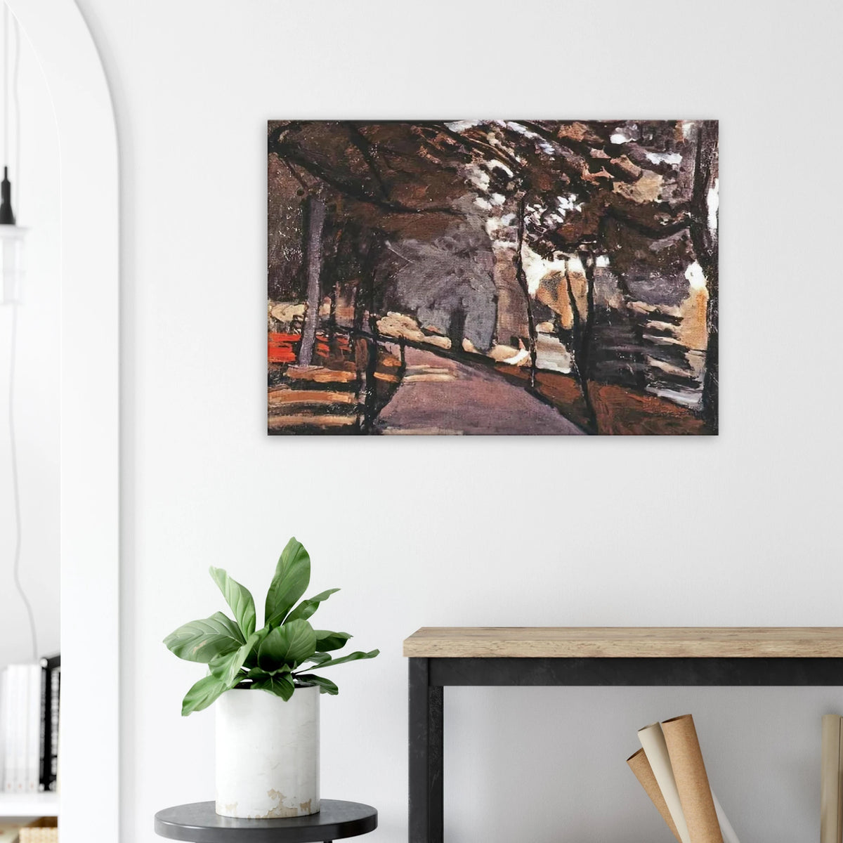 THE PATH IN THE BOIS DE BOULOGNE 1903 Canvas | Henri Matisse Canvas | Henri Matisse Print