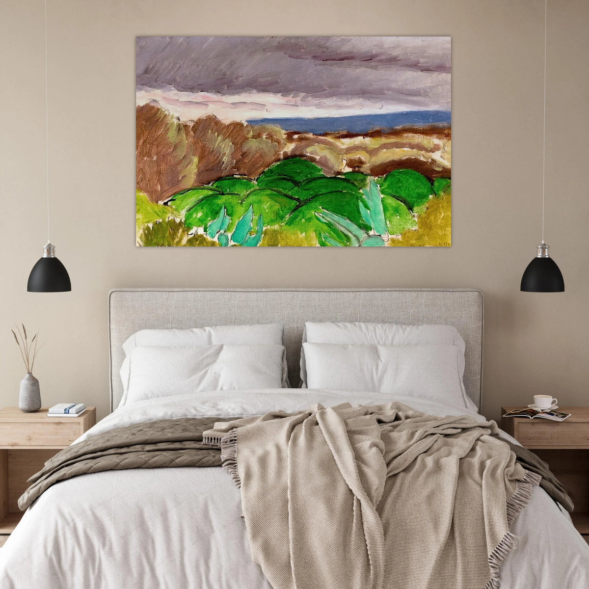 CAGNES LANDSCAPE IN STORMY WEATHER 1917 Poster | Henri Matisse Poster | Henri Matisse Print