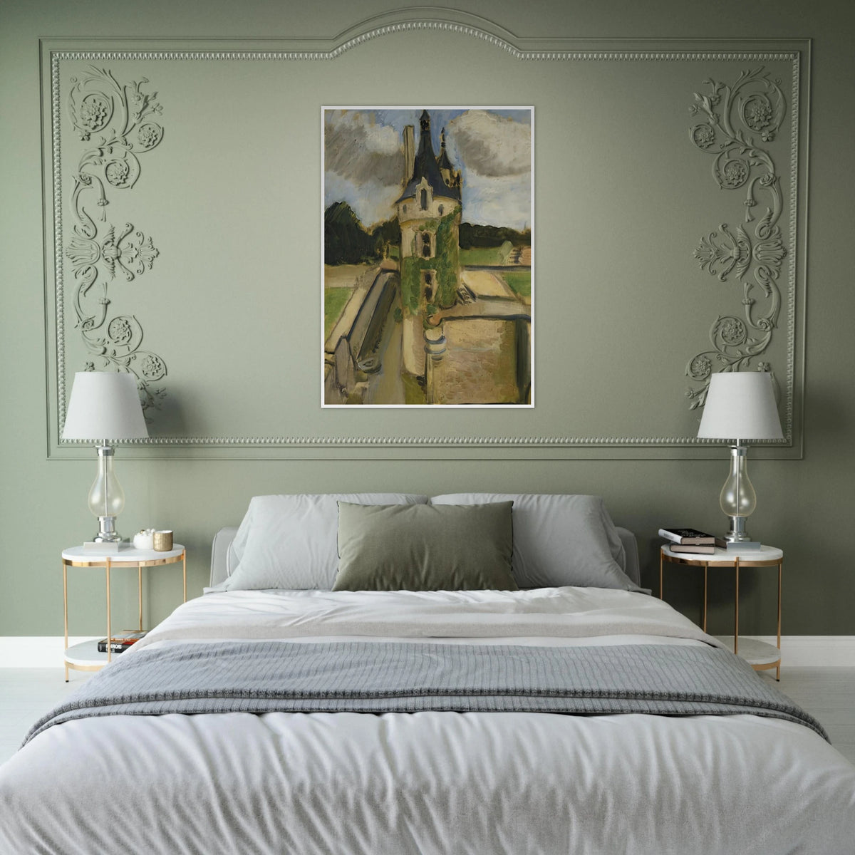LLA TOUR DE CHENONCEAUX 1917 Framed Poster | Henri Matisse Framed Prints Wall Art | Henri Matisse Print