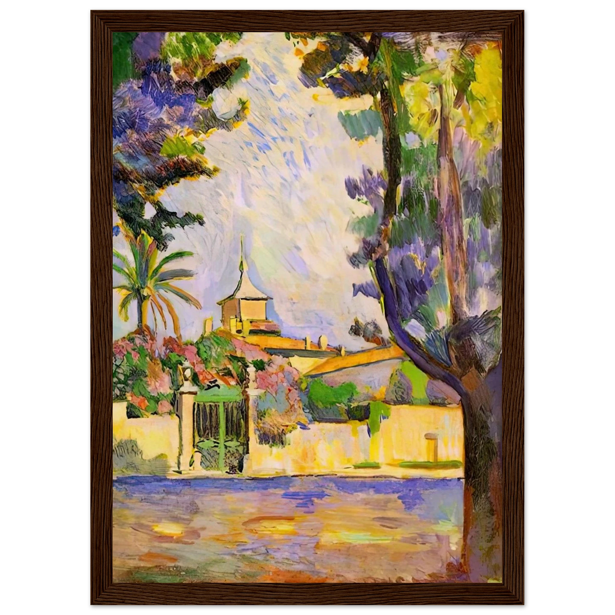 PLACE DES LICES ST TROPEZ 1904 Framed Poster | Henri Matisse Framed Prints Wall Art | Henri Matisse Print