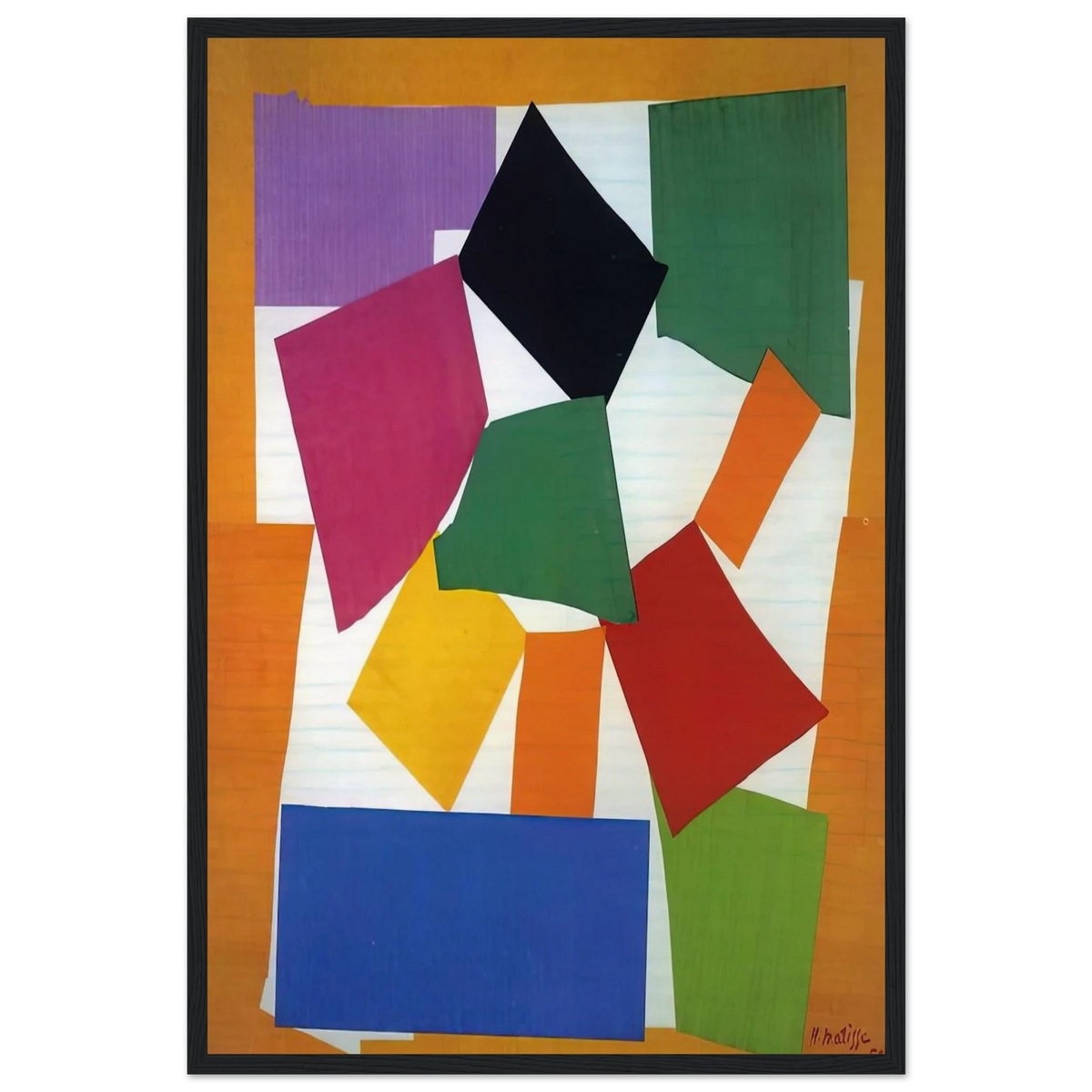 THE SNAIL 1953 Framed Poster | Henri Matisse Framed Prints Wall Art | Henri Matisse Print