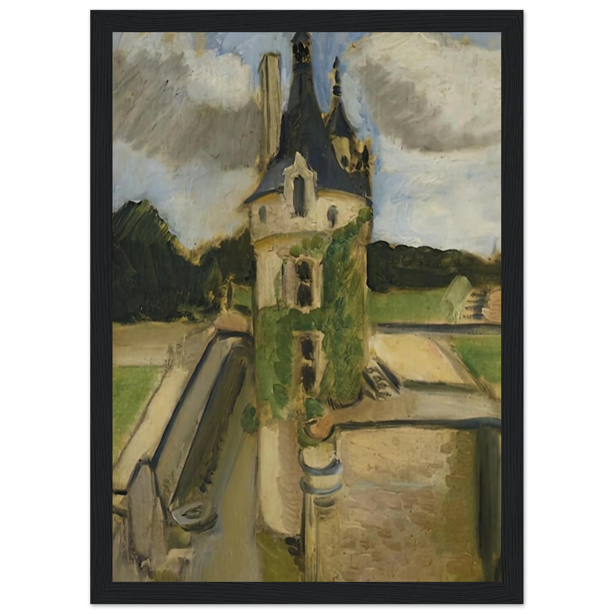 LLA TOUR DE CHENONCEAUX 1917 Framed Poster | Henri Matisse Framed Prints Wall Art | Henri Matisse Print
