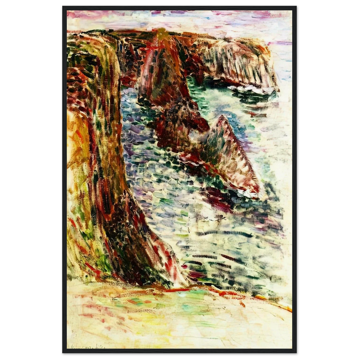 BELLE ILE EN MER 1897 Framed Poster | Henri Matisse Framed Prints Wall Art | Henri Matisse Print