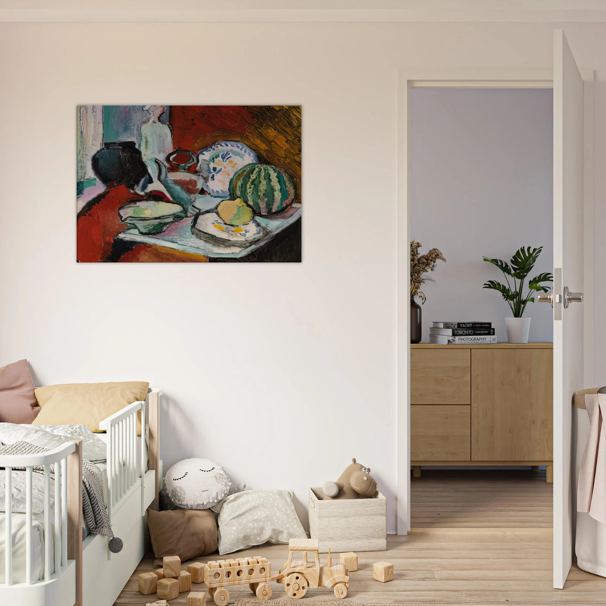 DISHES AND MELON 1907 Canvas | Henri Matisse Canvas | Henri Matisse Print