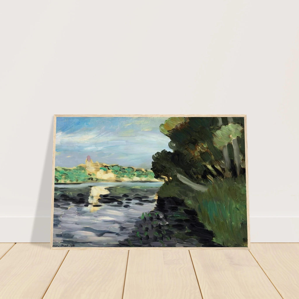 BORDS DE LA SEINE A VETHEUIL 1920 Framed Poster | Henri Matisse Framed Prints Wall Art | Henri Matisse Print