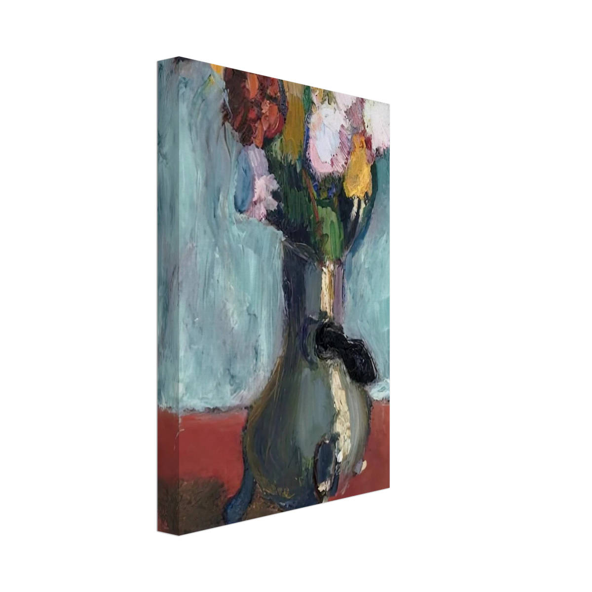 BOUQUET OF FLOWERS IN CHOCOLATE 1902 Canvas | Henri Matisse Canvas | Henri Matisse Print