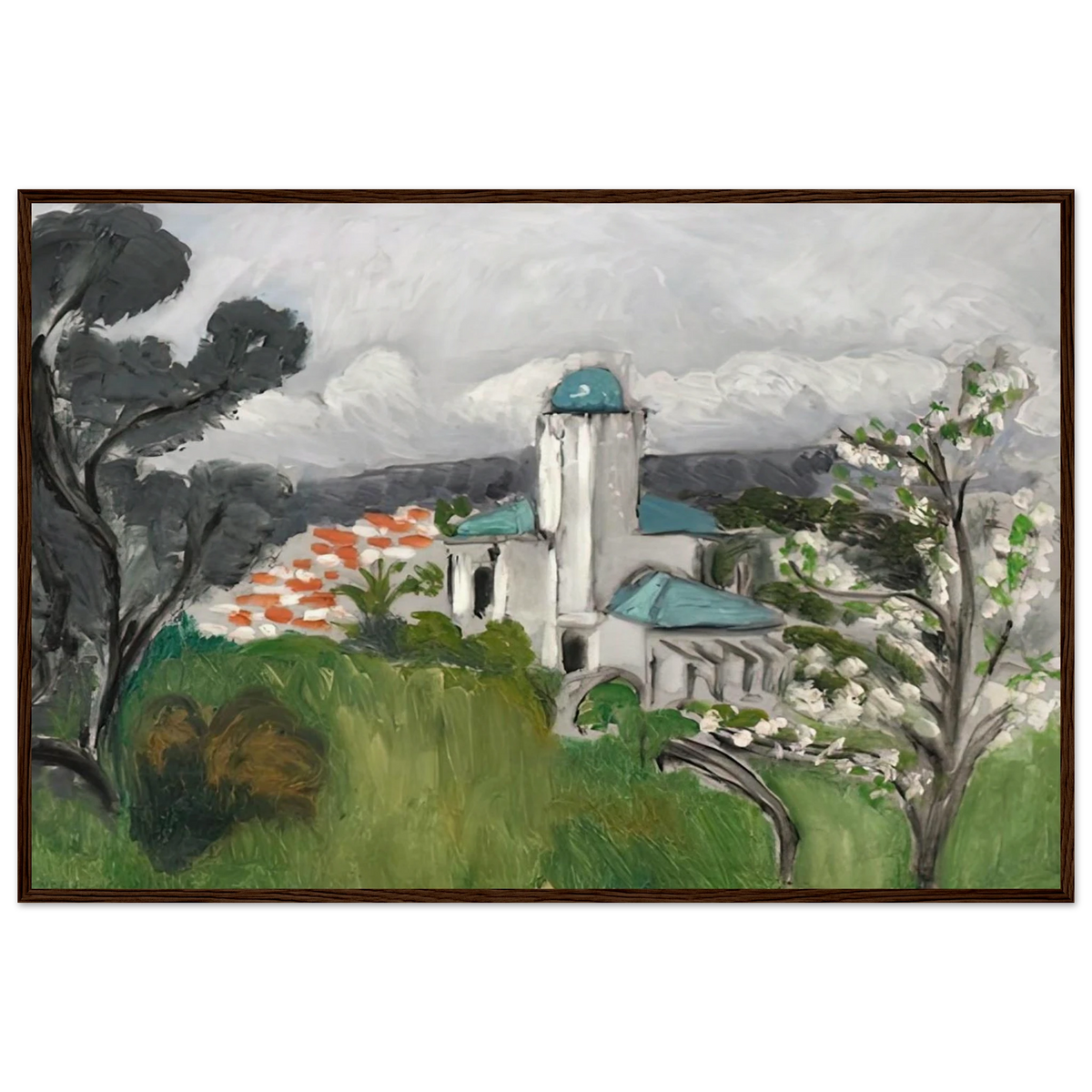 LA VILLA BLEUE 1918 Framed Poster | Henri Matisse Framed Prints Wall Art | Henri Matisse Print