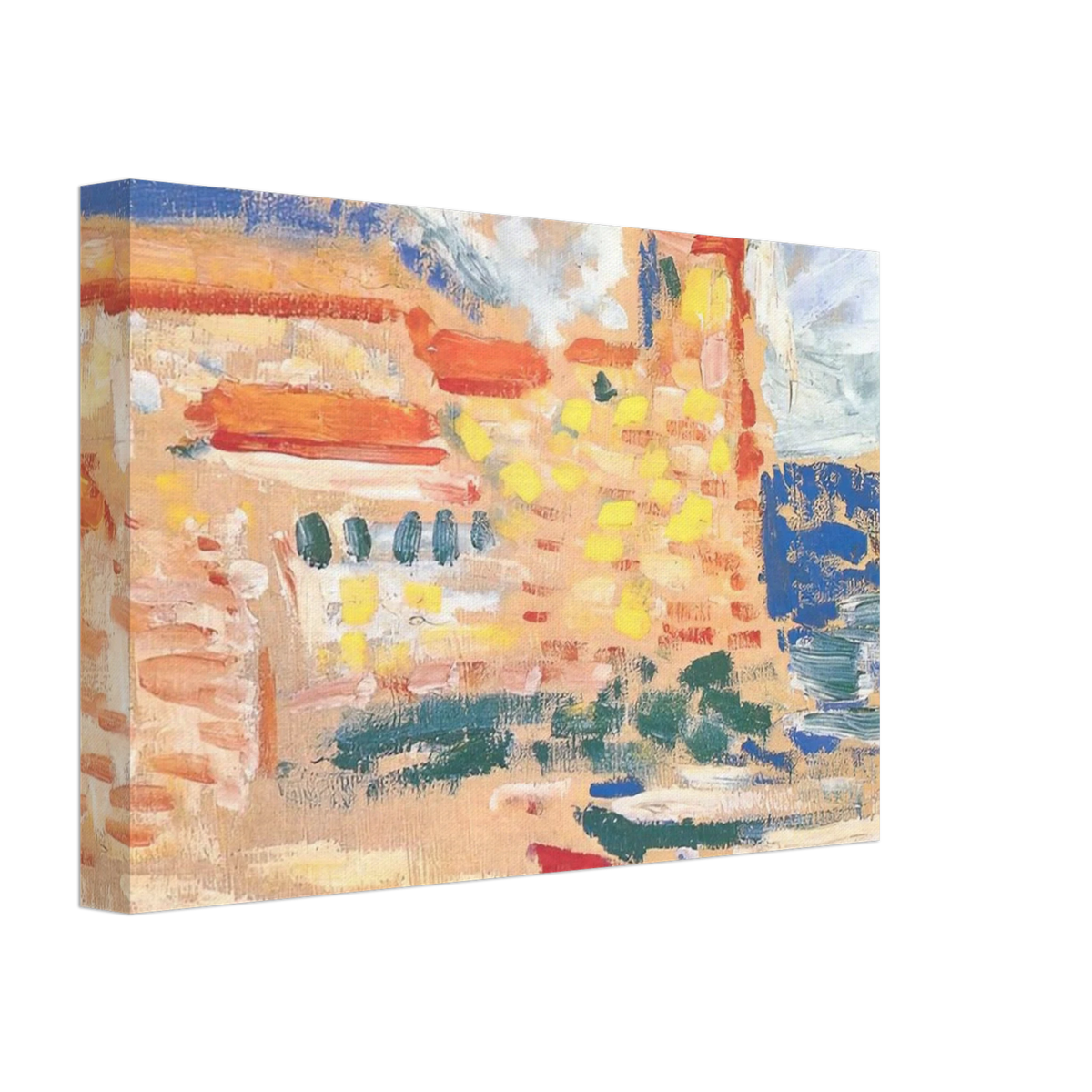 VIEW OF COLLIOURE WITH CHURCH 1905 Canvas | Henri Matisse Canvas | Henri Matisse Print