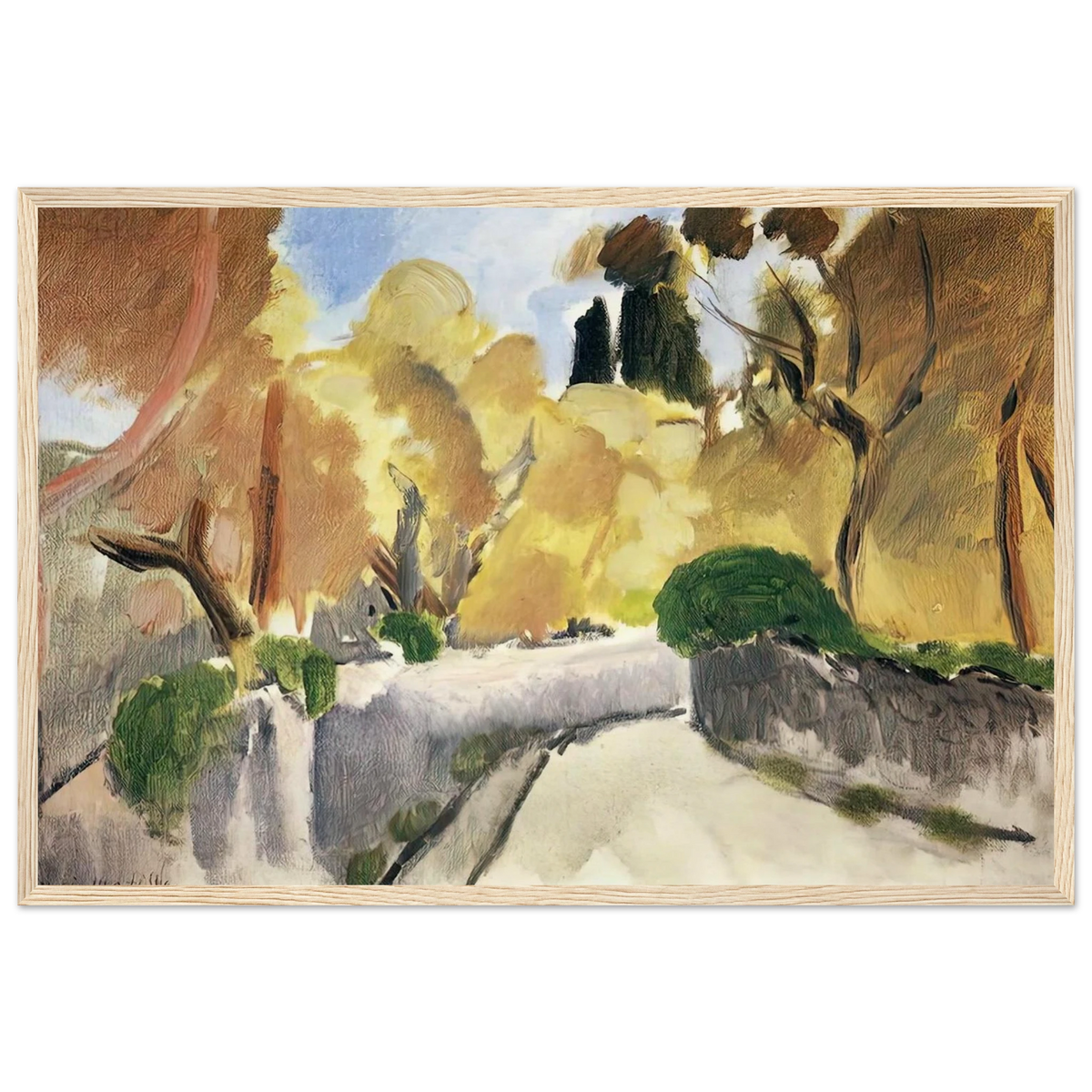 LANDSCAPE 2 Framed Poster | Henri Matisse Framed Prints Wall Art | Henri Matisse Print