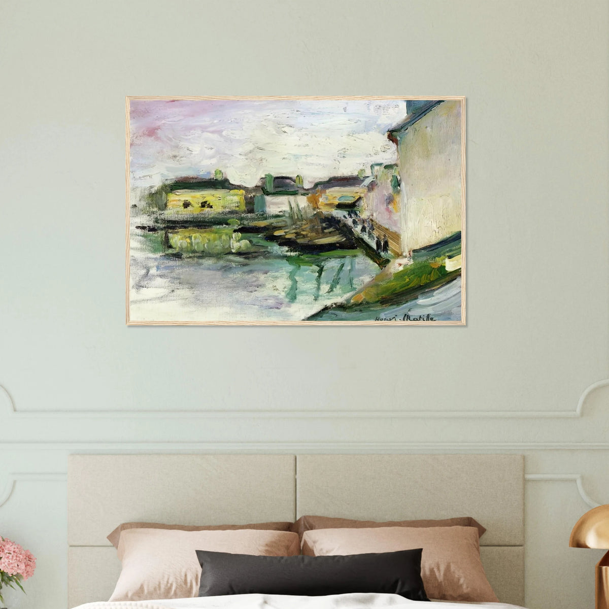 THE PORT OF PALAIS BELLE ILE 1896 Framed Poster | Henri Matisse Framed Prints Wall Art | Henri Matisse Print