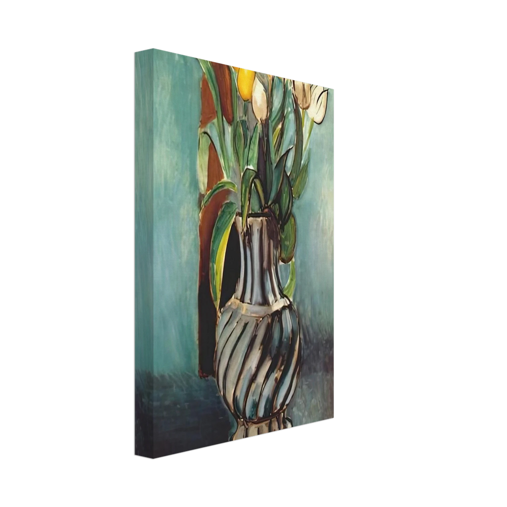 ME MYSELF STENDHAL VASE OF TULIPS 1914 Canvas | Henri Matisse Canvas | Henri Matisse Print