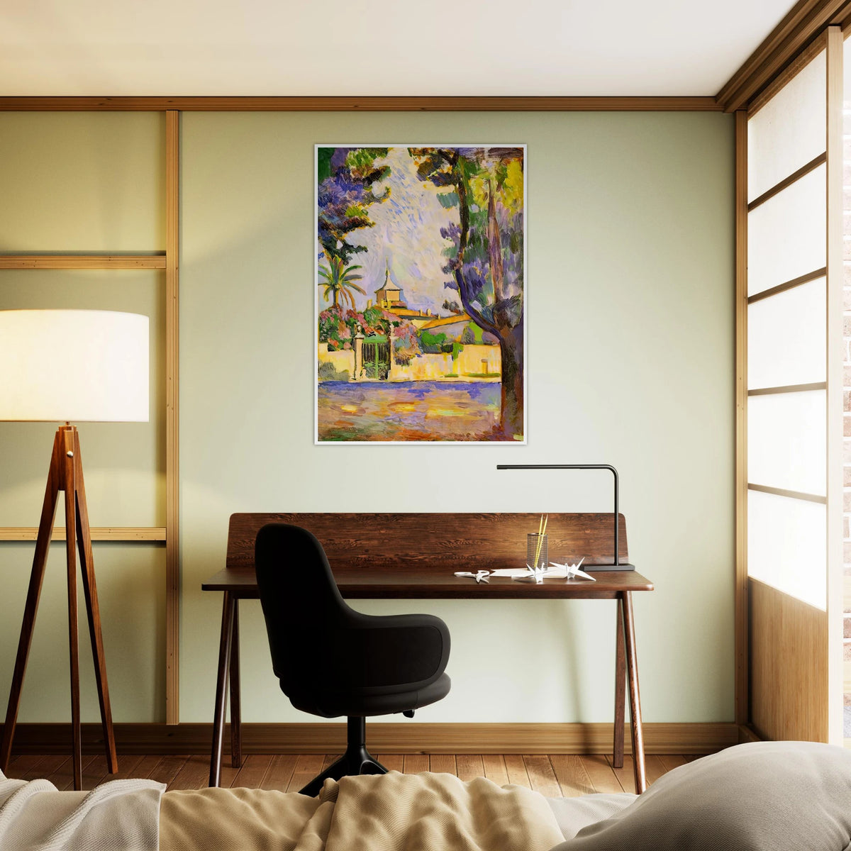PLACE DES LICES ST TROPEZ 1904 Framed Poster | Henri Matisse Framed Prints Wall Art | Henri Matisse Print