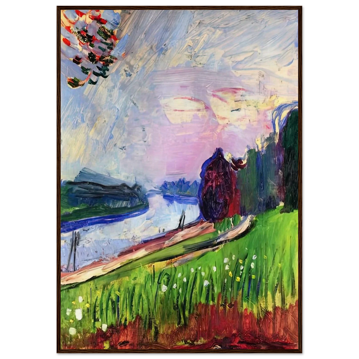 COPSE OF THE BANKS OF THE GARONNE 1900 Framed Poster | Henri Matisse Framed Prints Wall Art | Henri Matisse Print