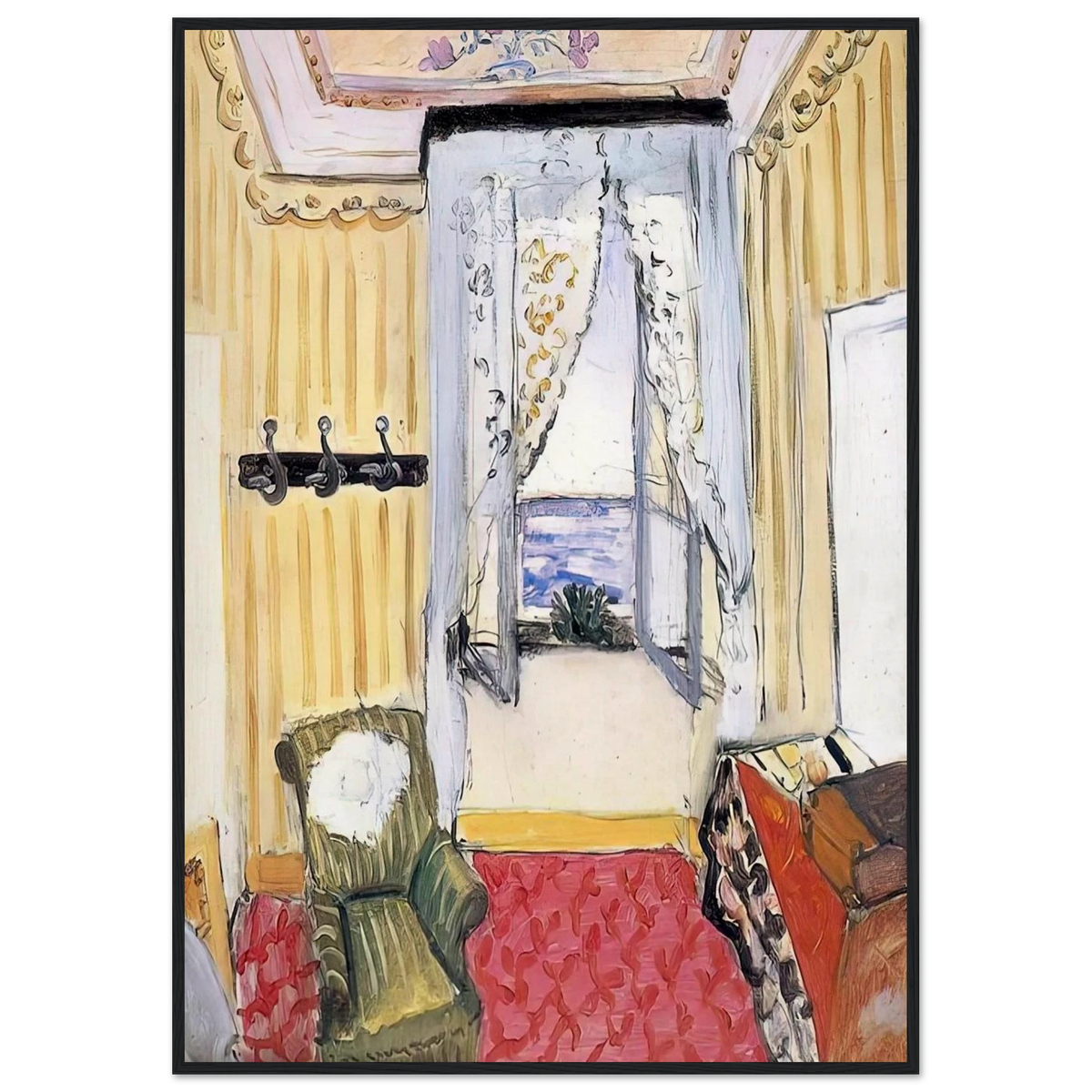 MY ROOM AT THE BEAU RIVAGE 1918 Framed Poster | Henri Matisse Framed Prints Wall Art | Henri Matisse Print