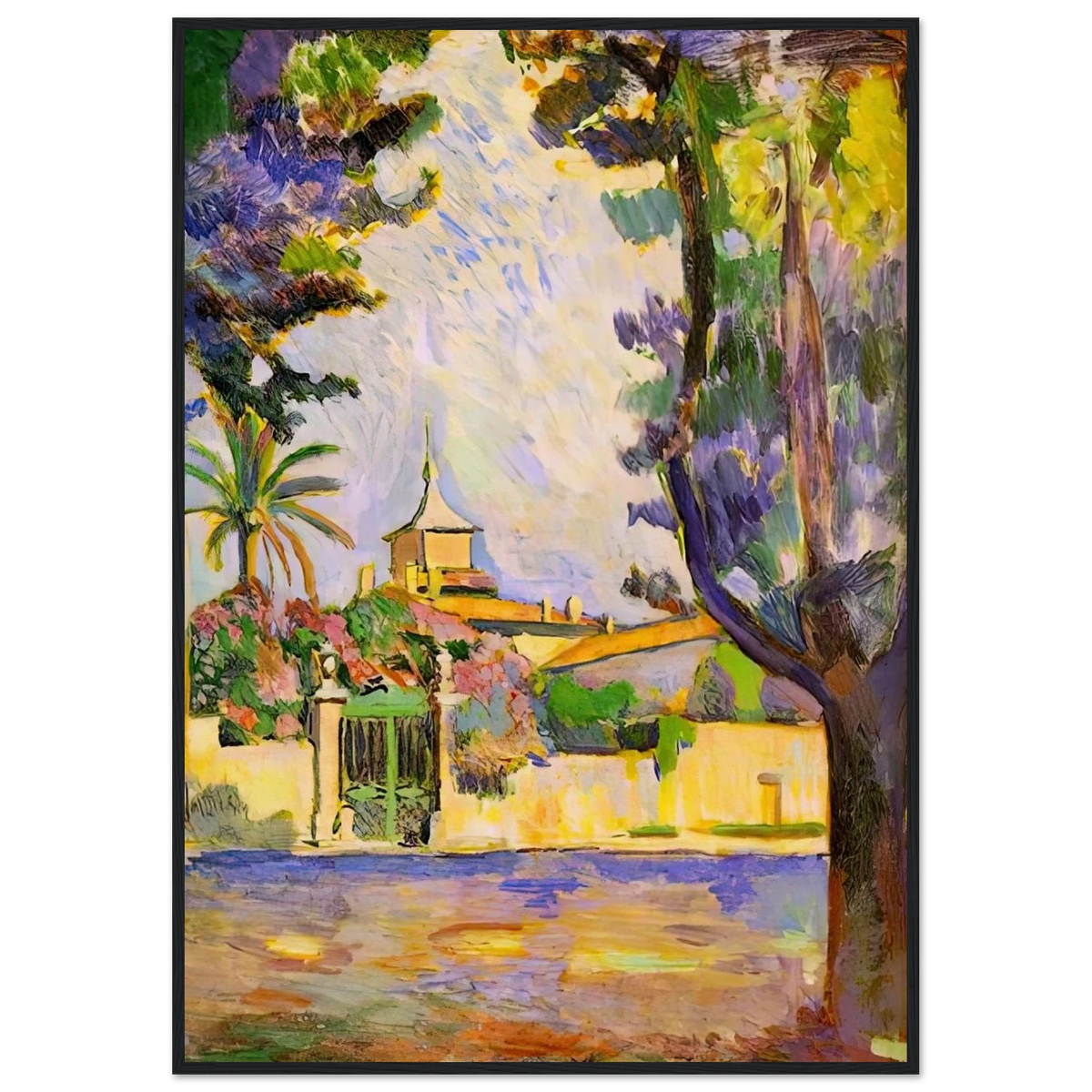 PLACE DES LICES ST TROPEZ 1904 Framed Poster | Henri Matisse Framed Prints Wall Art | Henri Matisse Print
