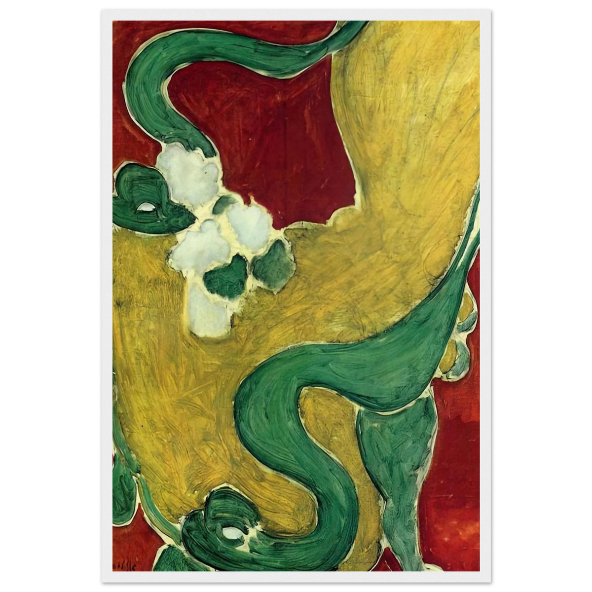 THE RACAILLE CHAIR 1946 Framed Poster | Henri Matisse Framed Prints Wall Art | Henri Matisse Print
