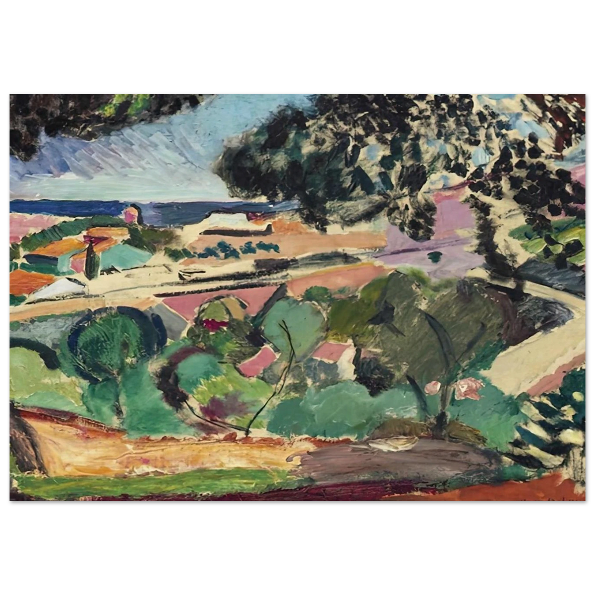 PAYSAGE DE COLLIOURE 1907 Poster | Henri Matisse Poster | Henri Matisse Print