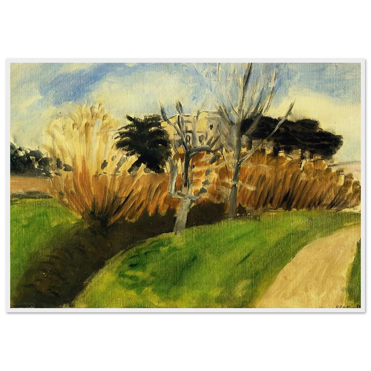 THE STREAM NEAR NICE Framed Poster | Henri Matisse Framed Prints Wall Art | Henri Matisse Print