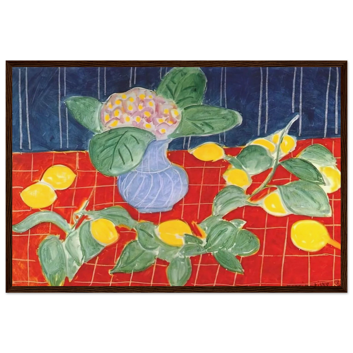 LEMONS AND SAXIFRAGES 1943 Framed Poster | Henri Matisse Framed Prints Wall Art | Henri Matisse Print