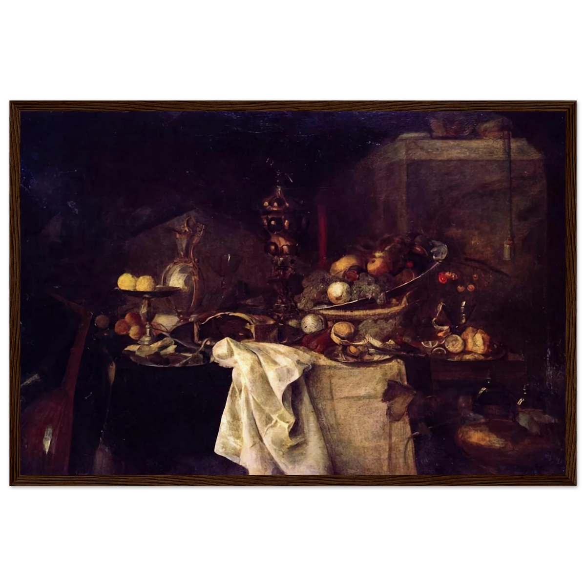 LA DESERTE AFTER JAN DAVIDSZ DE HEEM 1893 Framed Poster | Henri Matisse Framed Prints Wall Art | Henri Matisse Print