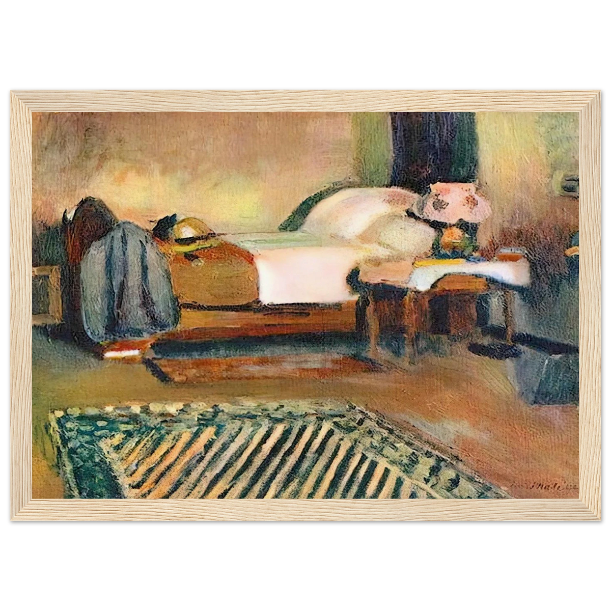 MY ROOM IN AJACCIO 1889 Framed Poster | Henri Matisse Framed Prints Wall Art | Henri Matisse Print
