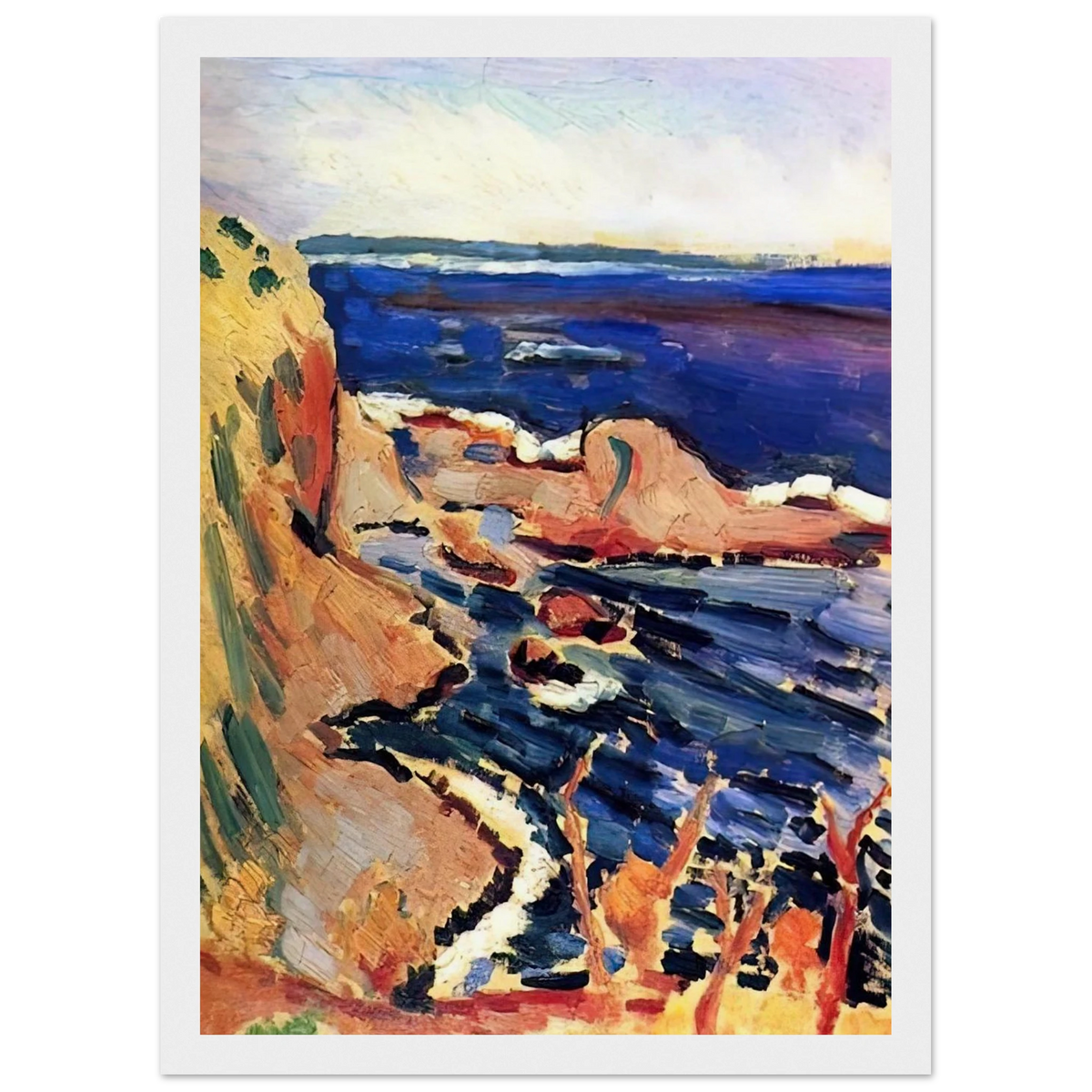 LA MOULADE 1905 Framed Poster | Henri Matisse Framed Prints Wall Art | Henri Matisse Print