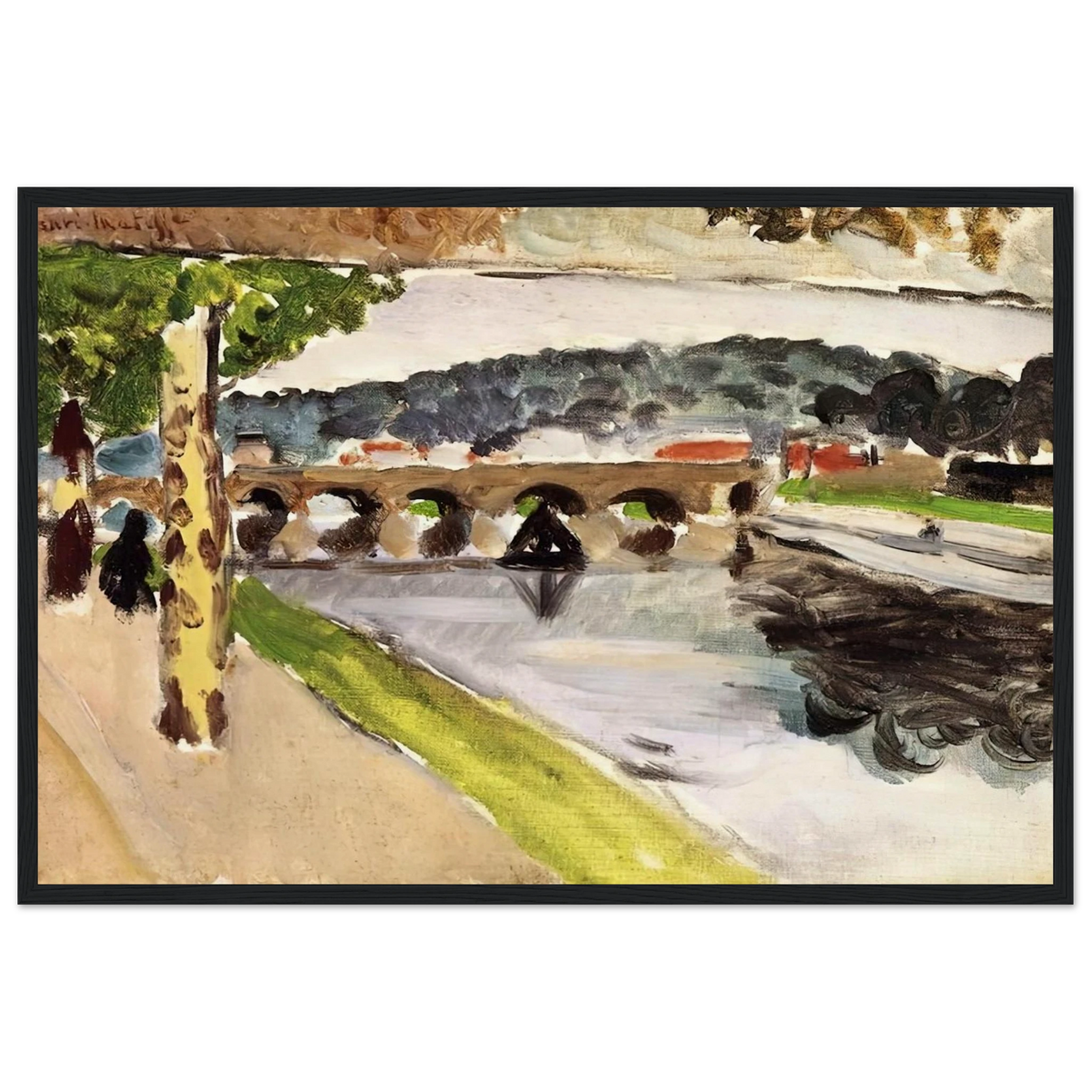 PARADE PLATANES 1917 Framed Poster | Henri Matisse Framed Prints Wall Art | Henri Matisse Print