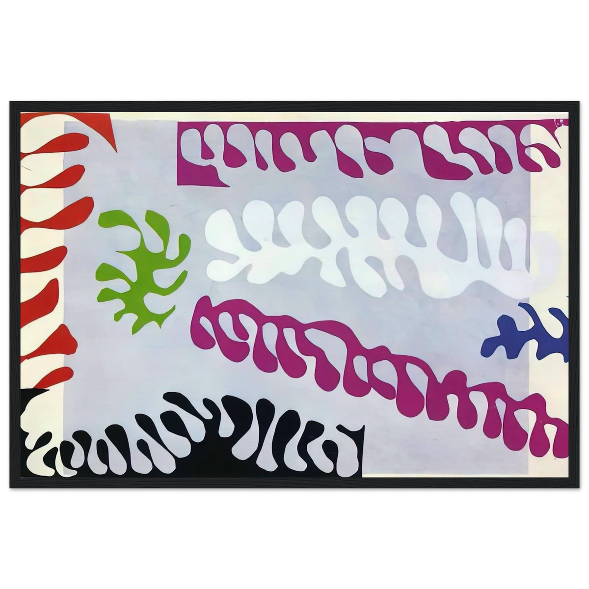 CUT OUTS 1 Framed Poster | Henri Matisse Framed Prints Wall Art | Henri Matisse Print