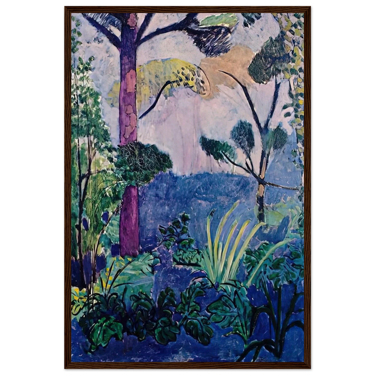 MOROCCAN LANDSCAPE Framed Poster | Henri Matisse Framed Prints Wall Art | Henri Matisse Print