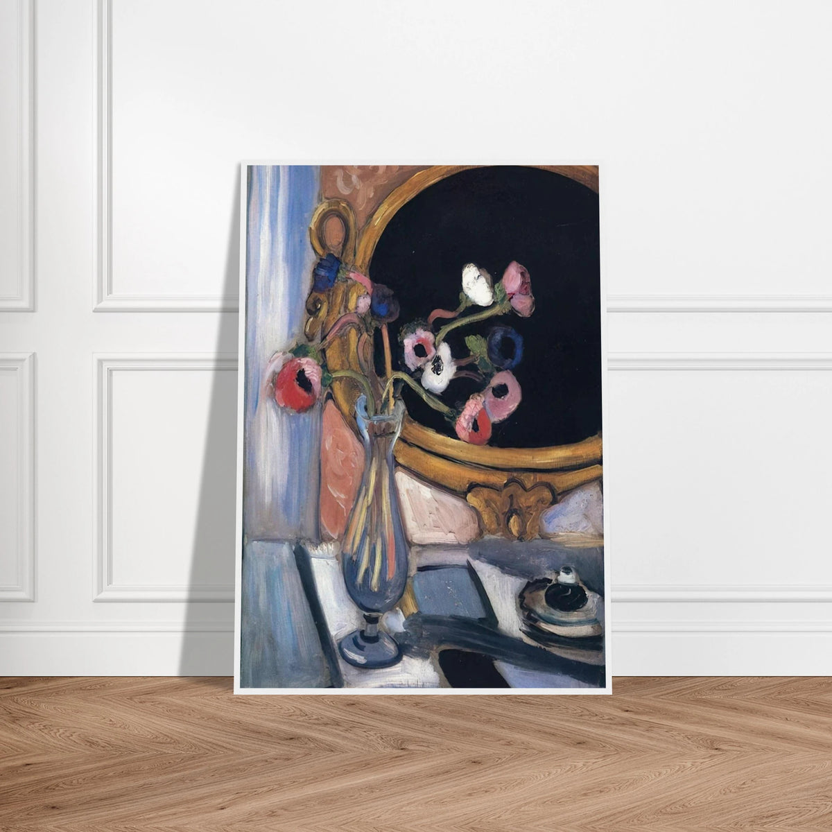 ANEMONE AND MIRROR 1920 Framed Poster | Henri Matisse Framed Prints Wall Art | Henri Matisse Print