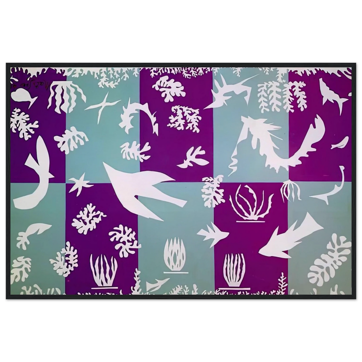 POLYNESIA LA MER 1946 Framed Poster | Henri Matisse Framed Prints Wall Art | Henri Matisse Print