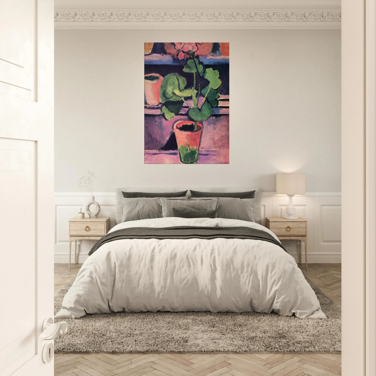 POT OF GERANIUMS 1912 Canvas | Henri Matisse Canvas | Henri Matisse Print